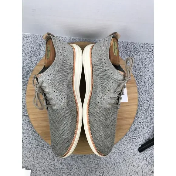Cole Haan Mens 10M OriginalGrand Gray Stitchlite Plain Toe Casual Oxford Sneaker - Picture 6 of 10